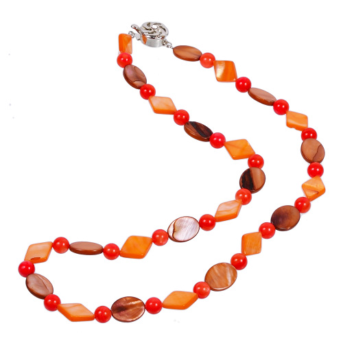 Halskette 4691 - Muscheln